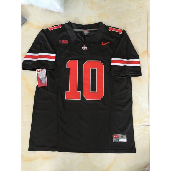 Other - Julian Sayin #10 Ohio State OSU Buckeyes BLACK OUT  Stitched Men's Jersey